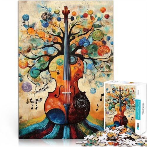 Schweres Puzzle für Erwachsene, 1000 Teile “Violinmusik” Aus Karton,für und ab 14 Jahren Puzzle für EIN Kunstwerk。Größe:26x38cm/10.2x14.9Zoll Schweres Puzzle für Erwachsene, 1000 Teile “Violinmusik” Aus Karton,für und ab 14 Jahren Puzzle für EIN Kunstwerk。Größe:26x38cm/10.2x14.9Zoll von KGUHVFTK