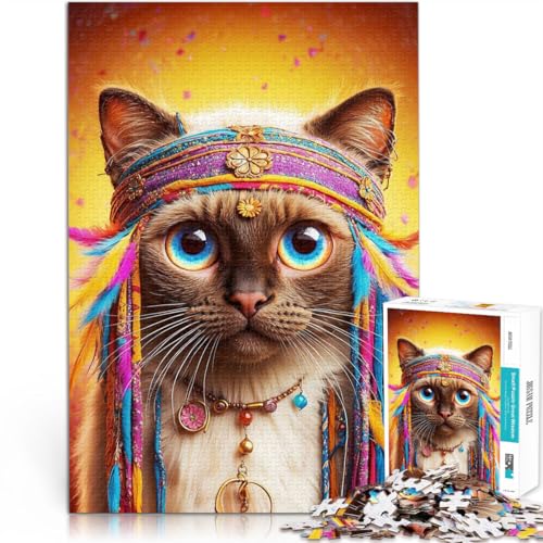 für Erwachsene 1000 Teile Puzzle “Die Katzen-Fashionista” Aus Karton,Geeignet für Personen ab 14 Jahren Lernspiele, Heimdekorationsspiel. Geschenke für Freunde und Familie。Größe:38x52cm für Erwachsene 1000 Teile Puzzle “Die Katzen-Fashionista” Aus Karton,Geeignet für Personen ab 14 Jahren Lernspiele, Heimdekorationsspiel. Geschenke für Freunde und Familie。Größe:38x52cm von KGUHVFTK
