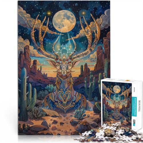für Erwachsene 1000-Teile-Puzzle “Fantasie-Hirsch~” Aus Karton,ab 14 Jahren Schönes DesignspielSchönes Designspiel Spiele Spielzeug Geschenk。Größe:38x52cm/14.9x20.4Zoll für Erwachsene 1000-Teile-Puzzle “Fantasie-Hirsch~” Aus Karton,ab 14 Jahren Schönes DesignspielSchönes Designspiel Spiele Spielzeug Geschenk。Größe:38x52cm/14.9x20.4Zoll von KGUHVFTK