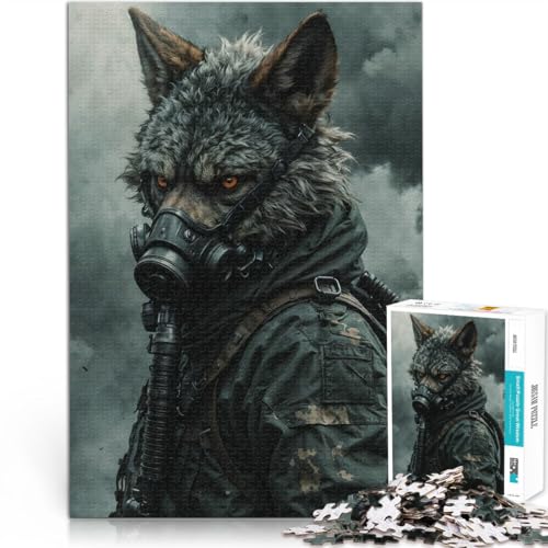 für Erwachsene 1000 Teile Puzzle “Gasmaske Wolf” Aus Karton,für und ab 14 Jahren Home Dekoration Spiel Spielzeug Wunschliste mit dem Weihnachtsmann。Größe:26x38cm/10.2x14.9Zoll für Erwachsene 1000 Teile Puzzle “Gasmaske Wolf” Aus Karton,für und ab 14 Jahren Home Dekoration Spiel Spielzeug Wunschliste mit dem Weihnachtsmann。Größe:26x38cm/10.2x14.9Zoll von KGUHVFTK