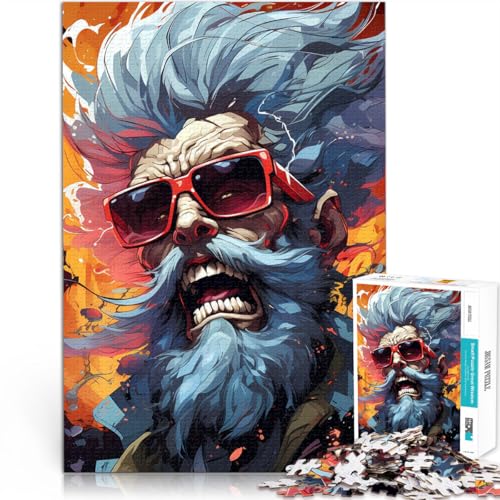 für Erwachsene 1000 Teile Puzzle “Magischer Alter Mann” Aus Karton,für 14+ Intellektuelles Dekompressions-Lernspielzeug Geschenke für Freunde und Familie。Größe:38x52cm/14.9x20.4Zoll für Erwachsene 1000 Teile Puzzle “Magischer Alter Mann” Aus Karton,für 14+ Intellektuelles Dekompressions-Lernspielzeug Geschenke für Freunde und Familie。Größe:38x52cm/14.9x20.4Zoll von KGUHVFTK
