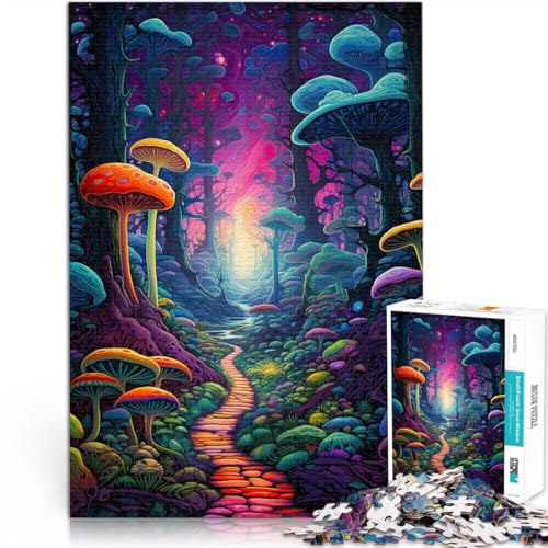 für Erwachsene 1000 Teile Puzzle “ Psychedelische Kunst” Aus Karton，für und ab 14 Jahren Antistress Schwierige Herausforderung Schenkung von Kunstwerken。Größe：38x52cm/14.9x20.4Zoll von KGUHVFTK