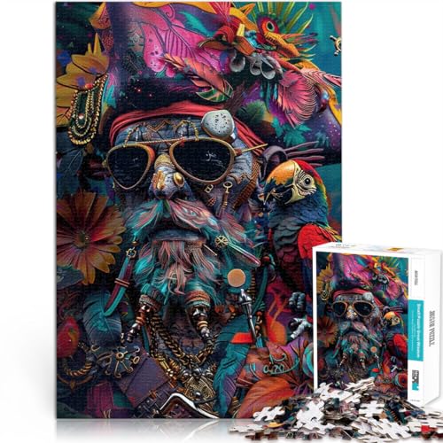 für Erwachsene 1000-Teile-Puzzle “Psychedelischer Pirat” Aus Karton,für 14+ Lernspiele Heimdekoration Angeboten als Geschenk für die ganze Familie。Größe:38x52cm/14.9x20.4Zoll für Erwachsene 1000-Teile-Puzzle “Psychedelischer Pirat” Aus Karton,für 14+ Lernspiele Heimdekoration Angeboten als Geschenk für die ganze Familie。Größe:38x52cm/14.9x20.4Zoll von KGUHVFTK