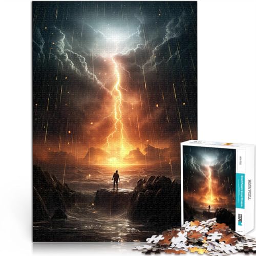 für Erwachsene 1000-Teile-Puzzle “ Skyline von Lightning City” Aus Karton,ab 14 Jahren Lustige Spiele Einzigartige Geburtstags Größe:38x52cm/14.9x20.4Zoll für Erwachsene 1000-Teile-Puzzle “ Skyline von Lightning City” Aus Karton,ab 14 Jahren Lustige Spiele Einzigartige Geburtstags Größe:38x52cm/14.9x20.4Zoll von KGUHVFTK