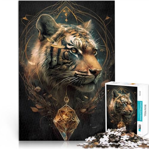 für Erwachsene 1000-Teile-Puzzle “Tiger-Märchenland” Aus Karton,ab 14 Jahren Für Familienspaß und Spieleabende Wichtelgeschenke。Größe:38x52cm/14.9x20.4Zoll für Erwachsene 1000-Teile-Puzzle “Tiger-Märchenland” Aus Karton,ab 14 Jahren Für Familienspaß und Spieleabende Wichtelgeschenke。Größe:38x52cm/14.9x20.4Zoll von KGUHVFTK
