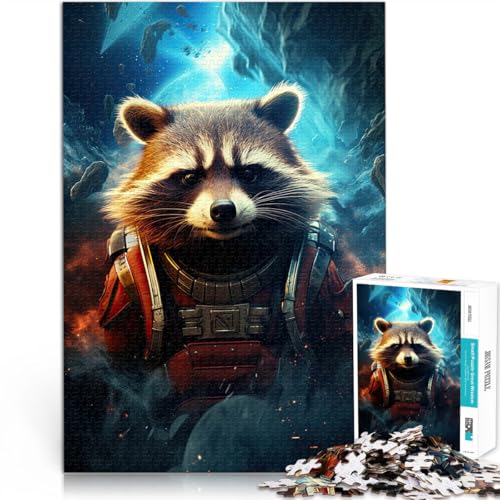 für Erwachsene 1000 Teile Puzzle “ Waschbärkunst” Aus Karton,ab 14 Jahren Wohndeko Geburtstagsgeschenk。Größe:38x52cm/14.9x20.4Zoll für Erwachsene 1000 Teile Puzzle “ Waschbärkunst” Aus Karton,ab 14 Jahren Wohndeko Geburtstagsgeschenk。Größe:38x52cm/14.9x20.4Zoll von KGUHVFTK