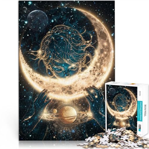 für Erwachsene 1000-teiliges Puzzle “Mondscheinjunge” Aus Karton,für Kinder ab 14 Jahren Heimdekoration Geschenkideen。Größe:38x52cm/14.9x20.4Zoll für Erwachsene 1000-teiliges Puzzle “Mondscheinjunge” Aus Karton,für Kinder ab 14 Jahren Heimdekoration Geschenkideen。Größe:38x52cm/14.9x20.4Zoll von KGUHVFTK