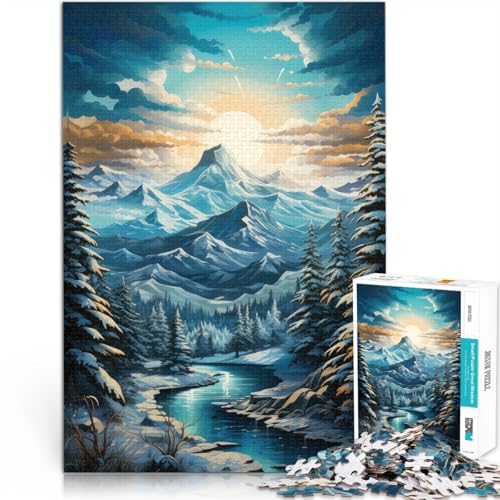 für Erwachsene 1000-teiliges Puzzle “ Winterberge” Aus Karton,für und ab 14 Jahren Lernspiele, Heimdekorationsspiel. Lernen pädagogisches Geschenk。Größe:38x52cm/14.9x20.4Zoll für Erwachsene 1000-teiliges Puzzle “ Winterberge” Aus Karton,für und ab 14 Jahren Lernspiele, Heimdekorationsspiel. Lernen pädagogisches Geschenk。Größe:38x52cm/14.9x20.4Zoll von KGUHVFTK