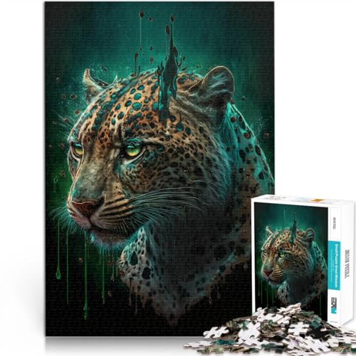 für Erwachsene Puzzles 1000 Teile Puzzles “Art Leopard” Aus Karton,ab 14 Jahren Pädagogisches Lernspielzeug Familienspiele Wanddekoration Einzigartige Geschenke zum Geburtstag und zu Weihnachten。 für Erwachsene Puzzles 1000 Teile Puzzles “Art Leopard” Aus Karton,ab 14 Jahren Pädagogisches Lernspielzeug Familienspiele Wanddekoration Einzigartige Geschenke zum Geburtstag und zu Weihnachten。 von KGUHVFTK