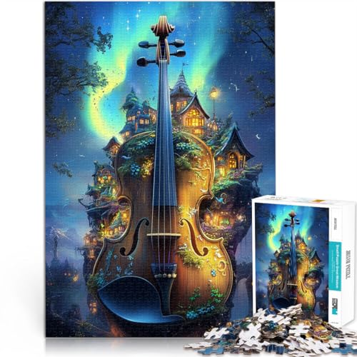 für Erwachsene Puzzles 1000 Teile Puzzles “Magische Pipa” Aus Karton，ab 14 Jahren Spielzeug Lernspiele Antistress EIN Kunstwerk。Größe：38x52cm/14.9x20.4Zoll von KGUHVFTK