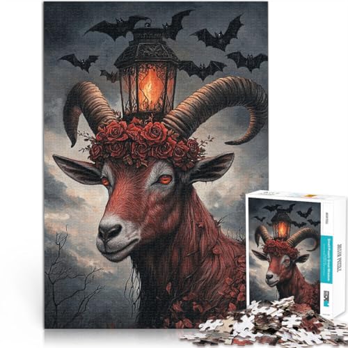 für Erwachsene Puzzles 1000 Teile Puzzles “Teufelsziege” Aus Karton,ab 14 Jahren Unmögliches Spiel Geburtstagsgeschenk。Größe:38x52cm/14.9x20.4Zoll für Erwachsene Puzzles 1000 Teile Puzzles “Teufelsziege” Aus Karton,ab 14 Jahren Unmögliches Spiel Geburtstagsgeschenk。Größe:38x52cm/14.9x20.4Zoll von KGUHVFTK