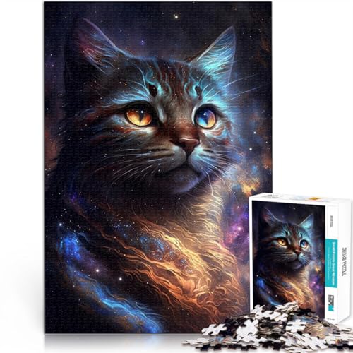 für Erwachsene1000-Teile-Puzzles “ Nebelkätzchen” Aus Karton，für und ab 14 Jahren Herausforderndes Spielzeug ganze Familie eignet。Größe：26x38cm/10.2x14.9Zoll von KGUHVFTK