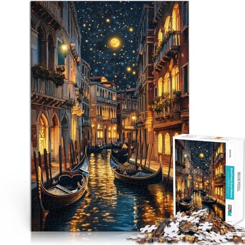 für Erwachsene1000-Teile-Puzzles “Schöne Nacht in Venedig” Aus Karton,für und ab 14 Jahren Hand-Speed-Rennen Geschenk zum Geburtstag。Größe:26x38cm/10.2x14.9Zoll für Erwachsene1000-Teile-Puzzles “Schöne Nacht in Venedig” Aus Karton,für und ab 14 Jahren Hand-Speed-Rennen Geschenk zum Geburtstag。Größe:26x38cm/10.2x14.9Zoll von KGUHVFTK