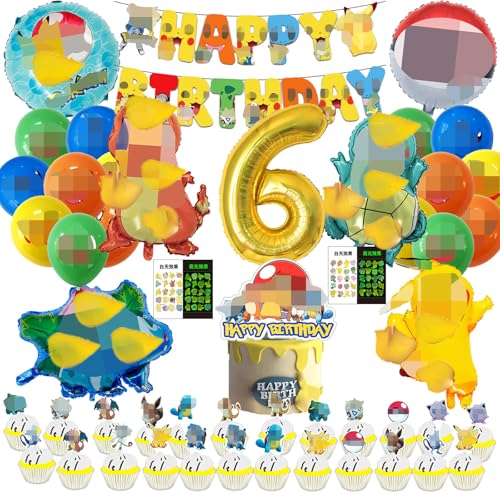 Cartoon Geburtstags ballon dekoration, 9 Stück Mädchen Geburtstag ballon Deko set, Ballon mit Zeichentrickfigur Cartoon Geburtstags ballon dekoration, 9 Stück Mädchen Geburtstag ballon Deko set, Ballon mit Zeichentrickfigur von KHFEIYUE