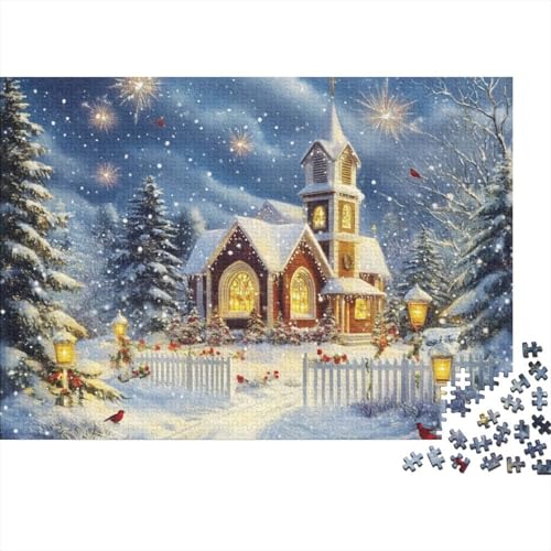 Beautiful Church 1000-teilige Puzzles Für Erwachsene. Puzzles Mit 1000 Teilen. Lernspiele Für Erwachsene. 1000-teilige Puzzles Für Erwachsene Und Kinder Ab 12 Jahren 1000pcs (75x50cm) von KHHKJBVCE