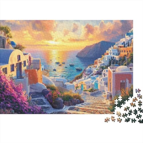 Beautiful Sunset 1000-teilige Puzzles Für Erwachsene 1000-teilige Puzzles Einzigartige Heimdekoration Und Geschenke 1000 Puzzles Für Erwachsene Spielzeug Und Spiele 1000pcs (75x50cm) von KHHKJBVCE