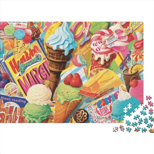 Colored Ice Cream Puzzles Für Erwachsene 1000 Teile Puzzle Für Erwachsene Puzzles 1000 Teile Puzzle Puzzles 1000 Teile Kinderpuzzle Geeignet Für Kinder Ab 12 Jahren 500pcs (52x38cm) von KHHKJBVCE