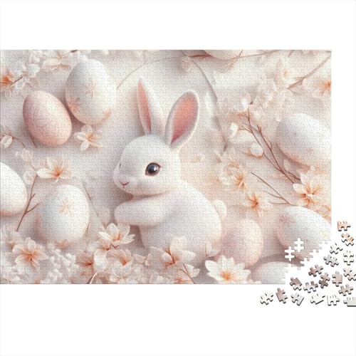 Easter Bunny Puzzles Für Erwachsene 1000 1000-teilige Puzzles Anspruchsvolle Puzzles Für Erwachsene 1000-teilige Puzzles Für Erwachsene Und Kinder Ab 12 Jahren 1000pcs (75x50cm) von KHHKJBVCE