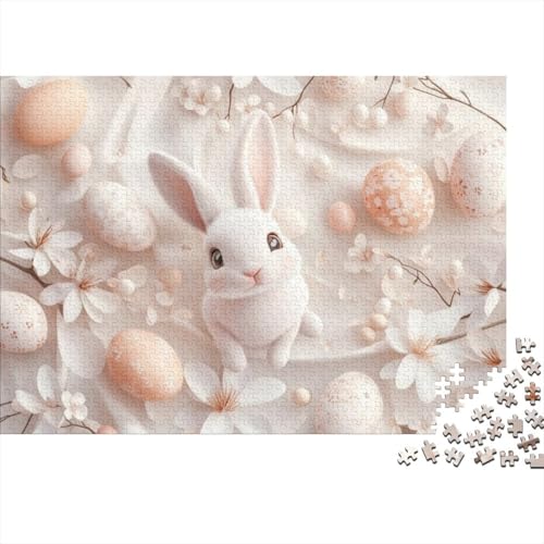 Easter Bunny Puzzles Für Erwachsene 1000 1000-teilige Puzzles Familienpuzzlespielzeug 1000-teilige Puzzles Spielzeug Und Spiele 1000pcs (75x50cm) von KHHKJBVCE