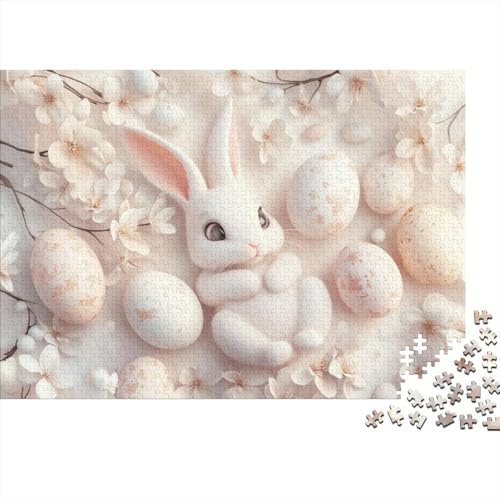 Easter Bunny Puzzles Für Erwachsene 1000 1000-teilige Puzzles Heimdekorationspuzzle 1000-teilige Puzzles Für Erwachsene Und Kinder Ab 12 Jahren 1000pcs (75x50cm) von KHHKJBVCE