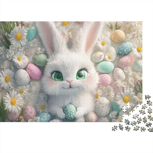 Easter Bunny Puzzles Für Erwachsene 1000 1000-teilige Puzzles Stressabbauende Puzzles 1000-teilige Puzzles Für Erwachsene Und Kinder Ab 12 Jahren 1000pcs (75x50cm) von KHHKJBVCE