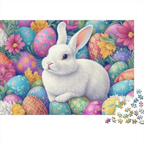 Easter Bunny Puzzles Für Erwachsene 1000 Puzzles 1000 Teile Impossible Puzzle 1000 Teile Puzzles Für Erwachsene Und Kinder Ab 12 Jahren 1000pcs (75x50cm) von KHHKJBVCE