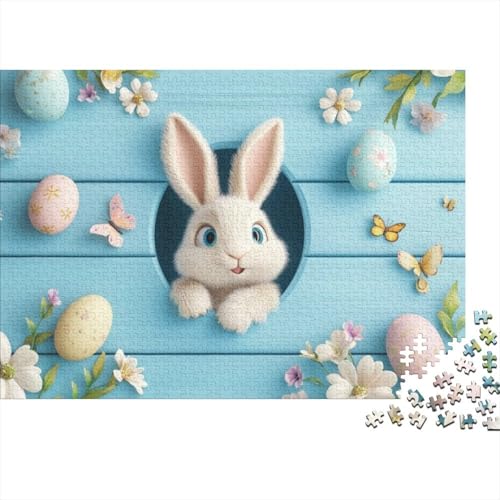Easter Bunny Puzzles Für Erwachsene 1000 Puzzles 1000 Teile Lernspiele Für Erwachsene 1000 Puzzles Für Erwachsene Und Kinder Ab 12 Jahren 1000pcs (75x50cm) von KHHKJBVCE