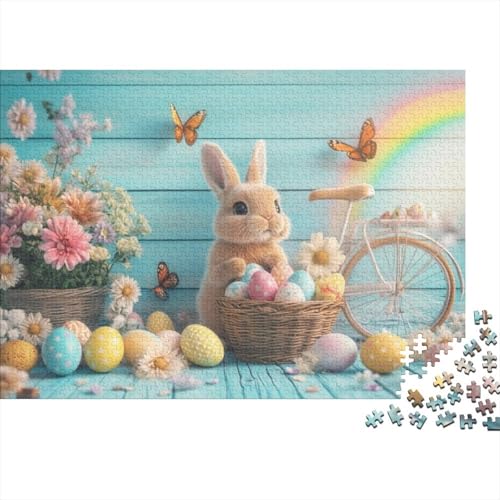 Easter Bunny Puzzles Für Erwachsene 1000 Puzzles Mit 1000 Teilen Einzigartige Heimdekoration Und Geschenke 1000 Puzzles Für Erwachsene Für Erwachsene Und Kinder Ab 12 Jahren 1000pcs (75x50cm) von KHHKJBVCE