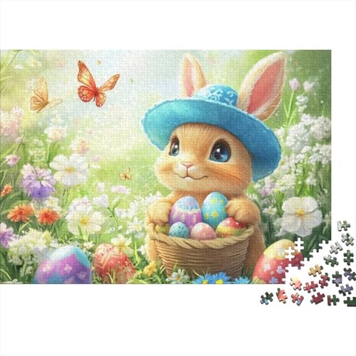 Easter Bunny Puzzles Für Erwachsene 1000 Puzzles Mit 1000 Teilen Familienpuzzlespielzeug 1000 Puzzles Für Erwachsene Für Erwachsene Und Kinder Ab 12 Jahren 1000pcs (75x50cm) von KHHKJBVCE