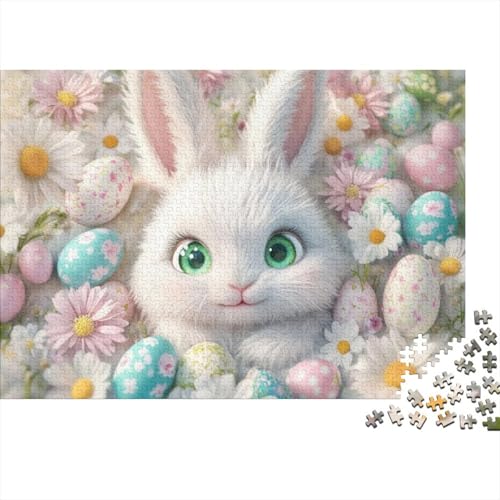 Easter Bunny Puzzles Für Erwachsene 1000 Puzzles Mit 1000 Teilen Familienpuzzlespielzeug 1000 Puzzles Für Erwachsene Für Erwachsene Und Kinder Ab 12 Jahren 1000pcs (75x50cm) von KHHKJBVCE
