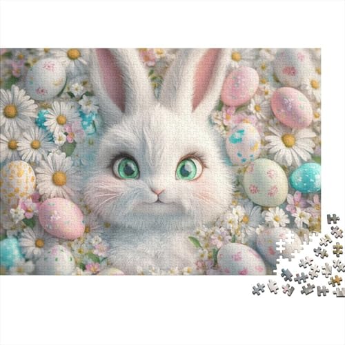 Easter Bunny Puzzles Für Erwachsene 1000 Puzzles Mit 1000 Teilen Heimdekorationspuzzle 1000 Puzzles Für Erwachsene Spielzeug Und Spiele 1000pcs (75x50cm) von KHHKJBVCE
