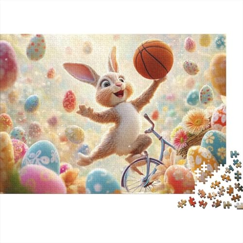 Easter Bunny and Eggs Puzzles Für Erwachsene 1000 Puzzles Mit 1000 Teilen Familienpuzzlespielzeug 1000 Puzzles Für Erwachsene Für Erwachsene Und Kinder Ab 12 Jahren 1000pcs (75x50cm) von KHHKJBVCE