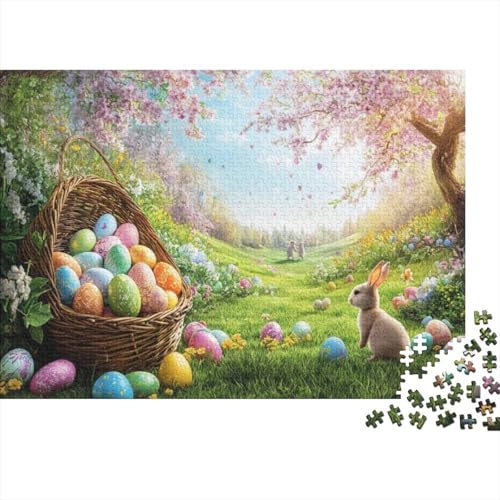Easter Egg Puzzles Für Erwachsene 1000 1000-teilige Puzzles Heimdekorationspuzzle 1000-teilige Puzzles Für Erwachsene Und Kinder Ab 12 Jahren 1000pcs (75x50cm) von KHHKJBVCE