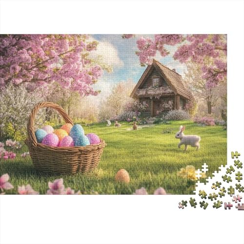 Easter Egg Puzzles Für Erwachsene 1000 1000-teilige Puzzles Lernspiele Für Erwachsene 1000 Puzzles Für Erwachsene Für Erwachsene Und Kinder Ab 12 Jahren 1000pcs (75x50cm) von KHHKJBVCE