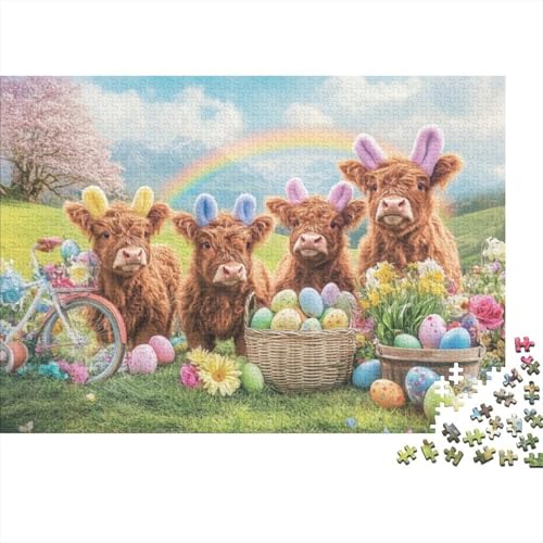 Easter Egg Puzzles Für Erwachsene 1000 Puzzles 1000 Teile Impossible Puzzle 1000 Puzzles Für Erwachsene Spielzeug Und Spiele 1000pcs (75x50cm) von KHHKJBVCE
