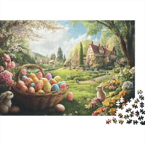 Easter Egg Puzzles Für Erwachsene 1000 Puzzles 1000 Teile Lernspiele Für Erwachsene 1000 Puzzles Für Erwachsene Für Erwachsene Und Kinder Ab 12 Jahren 1000pcs (75x50cm) von KHHKJBVCE
