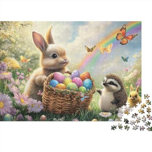 Easter Egg Puzzles Für Erwachsene 1000 Puzzles Mit 1000 Teilen Familienpuzzlespielzeug 1000 Puzzles Für Erwachsene Spielzeug Und Spiele 1000pcs (75x50cm) von KHHKJBVCE