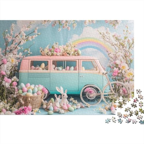 Easter Egg Puzzles Für Erwachsene 1000 Puzzles Mit 1000 Teilen Heimdekorationspuzzle 1000 Puzzles Für Erwachsene Spielzeug Und Spiele 1000pcs (75x50cm) von KHHKJBVCE