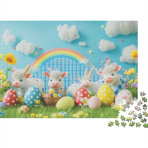 Easter Egg Puzzles Für Erwachsene 1000 Puzzles Mit 1000 Teilen Stressabbauende Puzzles 1000 Puzzles Für Erwachsene Für Erwachsene Und Kinder Ab 12 Jahren 1000pcs (75x50cm) von KHHKJBVCE