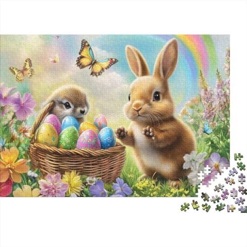 Easter Egg Puzzles Für Erwachsene 1000 Puzzles Mit 1000 Teilen Stressabbauende Puzzles 1000 Puzzles Für Erwachsene Spielzeug Und Spiele 1000pcs (75x50cm) von KHHKJBVCE