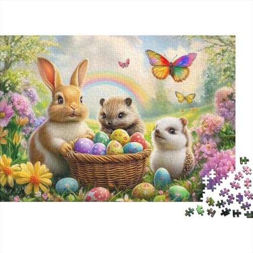 Easter Egg Puzzles Für Erwachsene 1000 Puzzles Mit 1000 Teilen Stressabbauende Puzzles 1000 Puzzles Für Erwachsene Spielzeug Und Spiele 1000pcs (75x50cm) von KHHKJBVCE