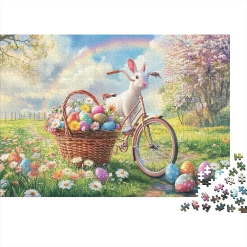 Easter Lamb Puzzles Für Erwachsene 1000 1000-teilige Puzzles Familienpuzzlespielzeug 1000-teilige Puzzles Für Erwachsene Und Kinder Ab 12 Jahren 1000pcs (75x50cm) von KHHKJBVCE