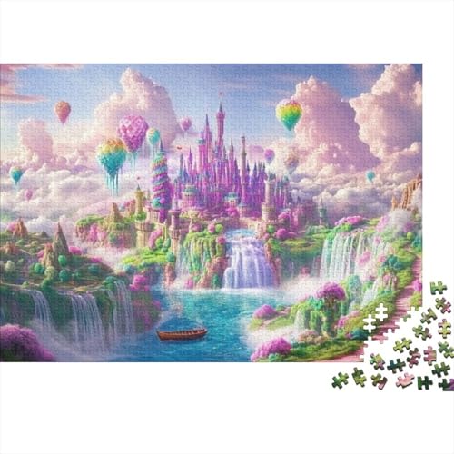 Fantasy World 1000-teilige Puzzles Für Erwachsene 1000-teilige Puzzles Zum Stressabbau 1000-teilige Puzzles Spielzeug Und Spiele 1000pcs (75x50cm) von KHHKJBVCE