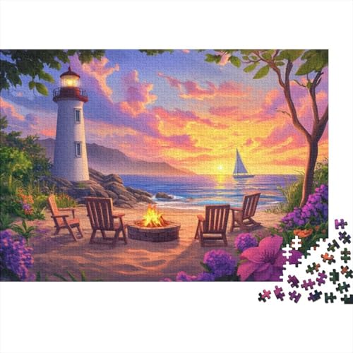 Lighthouse 1000 Teile Puzzles Für Erwachsene Puzzles 1000 Teile Impossible Puzzle1000 Teile Puzzles Für Erwachsene Spielzeug Und Spiele 1000pcs (75x50cm) von KHHKJBVCE