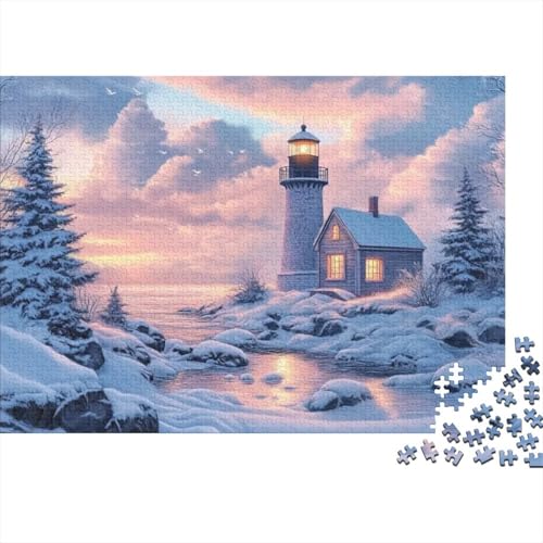 Lighthouse 1000-teilige Puzzles Für Erwachsene Puzzles 1000 Teile Einzigartige Heimdekoration Und Geschenke 1000 Puzzles Für Erwachsene Für Erwachsene Und Kinder Ab 12 Jahren 1000pcs (75x50cm) von KHHKJBVCE