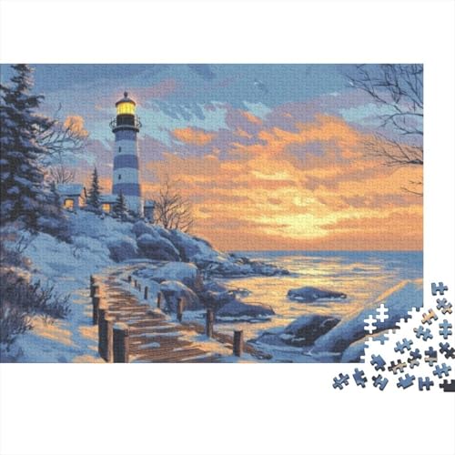 Lighthouse 1000-teilige Puzzles Für Erwachsene Puzzles 1000 Teile Einzigartige Heimdekoration Und Geschenke 1000 Puzzles Für Erwachsene Für Erwachsene Und Kinder Ab 12 Jahren 1000pcs (75x50cm) von KHHKJBVCE