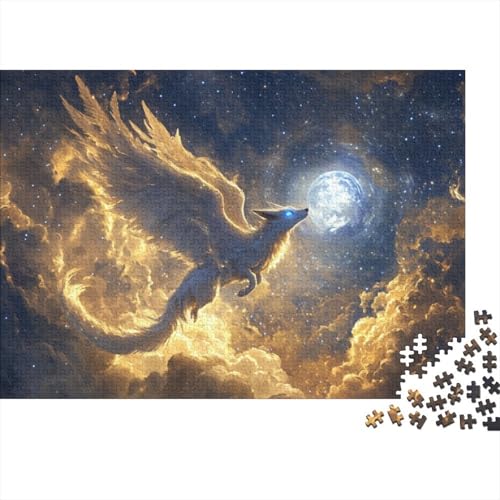 Mythological Creatures 1000-teilige Puzzles Für Erwachsene 1000-teilige Puzzles Zum Stressabbau 1000-teilige Puzzles Spielzeug Und Spiele 1000pcs (75x50cm) von KHHKJBVCE
