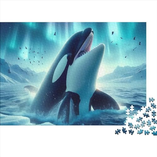 Orca Puzzles Für Erwachsene, 1000 Teile, Kunstpuzzle, 1000 Teile, Puzzles, 1000 Teile, Jedes Teil Ist EIN Unikat, Geeignet Für Kinder Ab 12 Jahren 1000pcs (75x50cm) von KHHKJBVCE