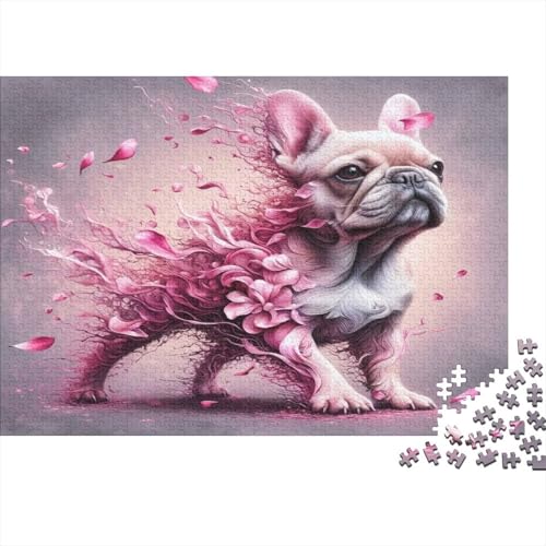 Puzzle 1000 Teile Für Erwachsene Puzzle Für Erwachsene 1000 Teile French Bulldog Puzzle-Lernspiele Heimdekorations-Puzzle 1000 Teile 1000pcs (75x50cm) von KHHKJBVCE