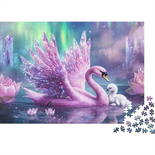 Swan 1000-teilige Puzzles Für Erwachsene, 1000-teilige Familien-Puzzlespielzeuge, 1000-teilige Puzzles, Spielzeug Und Spiele 1000pcs (75x50cm) von KHHKJBVCE